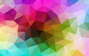 Çokgenlerden vektör arkaplanı, üçgenlerin soyut arkaplanı, duvar kağıdı