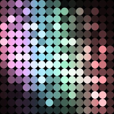 Dairelerden vektör arkaplanı, soyut arkaplan, duvar kağıdı