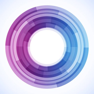 Dairelerden geometrik çerçeve, vektör soyut arkaplan, duvar kağıdı