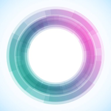 Dairelerden geometrik çerçeve, vektör soyut arkaplan, duvar kağıdı