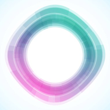 Dairelerden geometrik çerçeve, vektör soyut arkaplan, duvar kağıdı