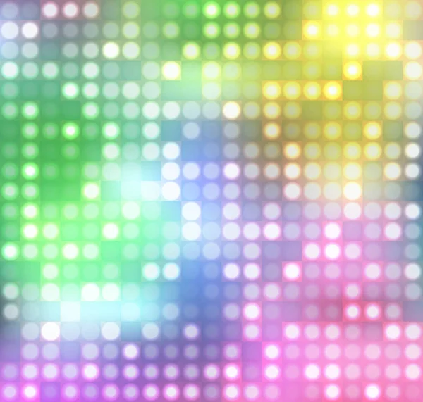 Διάνυσμα Αφηρημένο Φόντο Πολύχρωμες Φωτεινές Κουκίδες Μοτίβο Απλών Γεωμετρικών Σχημάτων — Διανυσματικό Αρχείο