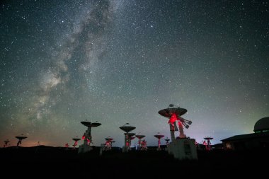 The starry sky, the Milky Way