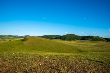 The beautiful prairies stretch as far as the eye can see