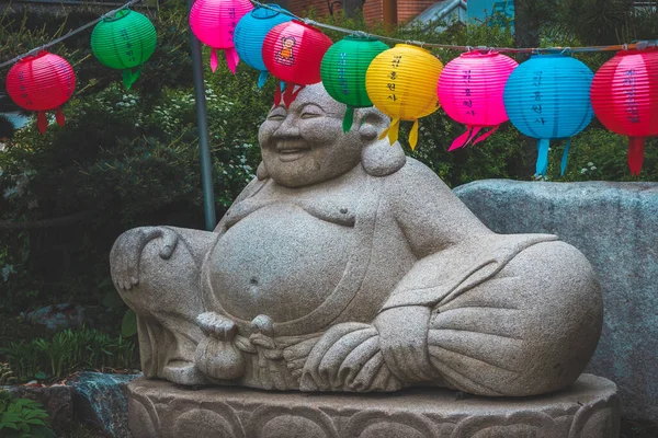 Buddha's Birthday Festival with Colorful Traditional Lanterns in Seoul, South Korea