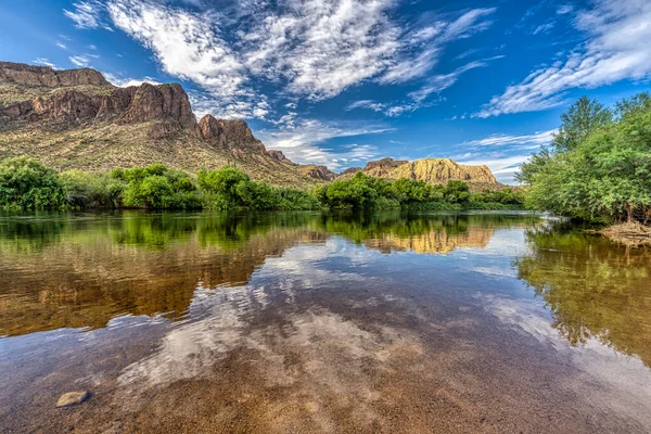 Salt River Bulldog Cliffs Sonoran Desert Phoenix Arizona Stock Picture
