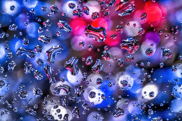 Abstract Image Oil Droplets Water — Stock Photo, Image