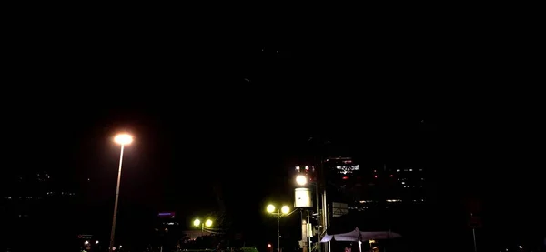 Городской Свет Ночи — стоковое фото