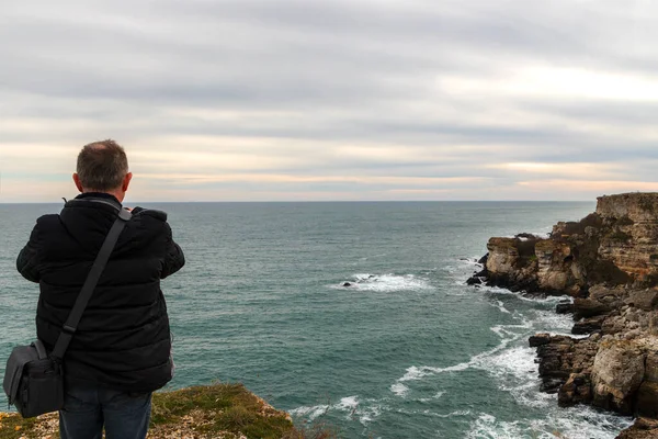 Man Make Photo Beautiful Coastline View Top Cliff Royalty Free Stock Photos