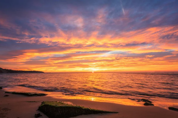 Amazing Colorful Sunrise Sea — Stock Photo, Image