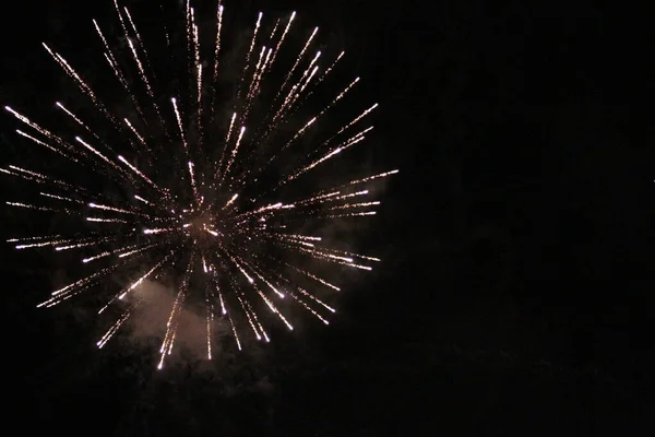 Fuegos Artificiales Gran Área Ruidosa — Foto de Stock