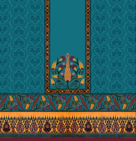 Fundo Base Ornamental Repita Todo Padrão Design Têxtil Étnico Criativo — Fotografia de Stock