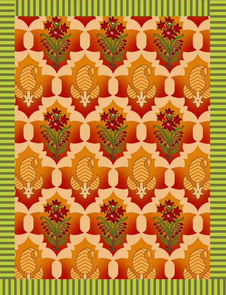 Fondo Base Ornamental Repita Todo Patrón Diseño Textil Étnico Creativo — Foto de Stock