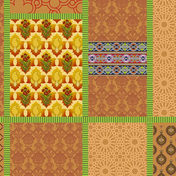 Fondo Base Ornamental Repita Todo Patrón Diseño Textil Étnico Creativo — Foto de Stock