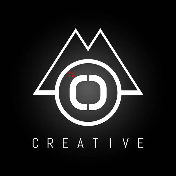 Initial Letter Logo Design Vector Template Creative Abstract Letter Logo — Vector de stock