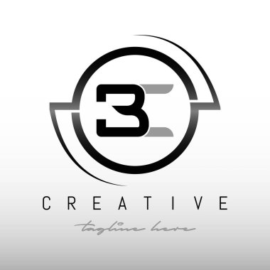 Yaratıcı modern iş tipografi vektör şablonu içeren BC harfli ilk logo. Çember Tasarımlı BC Dairesel Harf Logosu.