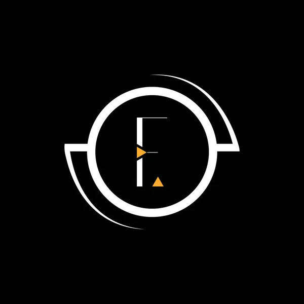 Logo Design Creative Modern Business Typography Vector Template Letra Abstracta — Vector de stock