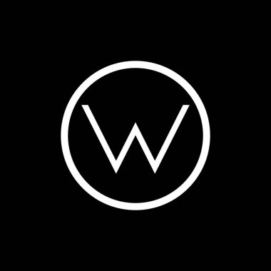 W harfinin baş harfi Logo Tasarım Vektör Şablonu. Soyut Harf W Logo Tasarım Vektörü İllüstrasyonu.