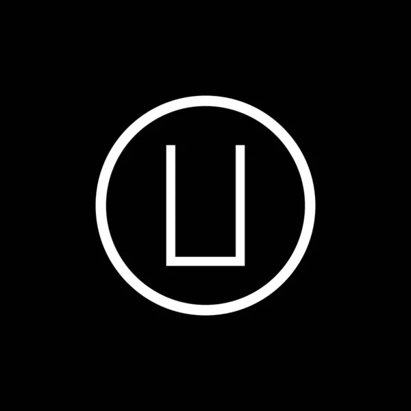 Початковий Літерний Дизайн Логотипу Векторний Шаблон Анотація Літера Дизайн Логотипу — стоковий вектор