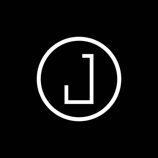 Початкова Літери Дизайн Логотипу Векторний Шаблон Анотація Літера Дизайн Логотипу — стоковий вектор
