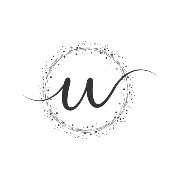 Initial Logo Handwriting Template Vector Illustration Abstract Smile Letter Logo —  Vetores de Stock