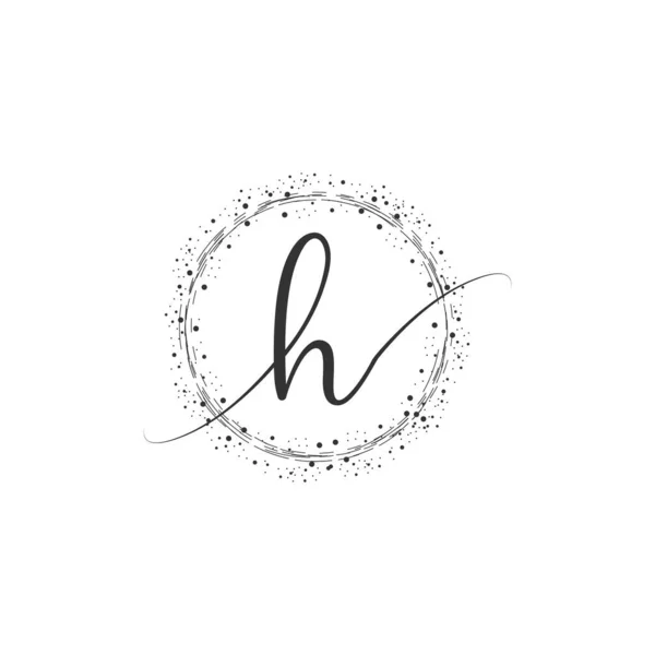 Logo Yazısı Şablon Vektörü Llüstrasyonu Soyut Bir Gülümseme Bir Harf — Stok Vektör