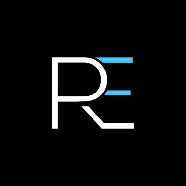 Başlangıçta RL veya R L soyut olağanüstü profesyonel iş müthiş sanatsal markalaşma şirketi farklı renkler logo tasarım şablonu.