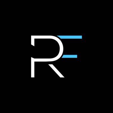 Başlangıçta RL veya R L soyut olağanüstü profesyonel iş müthiş sanatsal markalaşma şirketi farklı renkler logo tasarım şablonu.