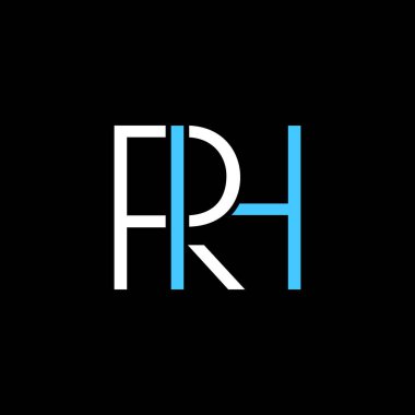 Başlangıçta RL veya R L soyut olağanüstü profesyonel iş müthiş sanatsal markalaşma şirketi farklı renkler logo tasarım şablonu.