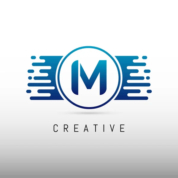 Początkowy Wzór Szablonu Logo Kreatywna Litera Logo Design — Wektor stockowy