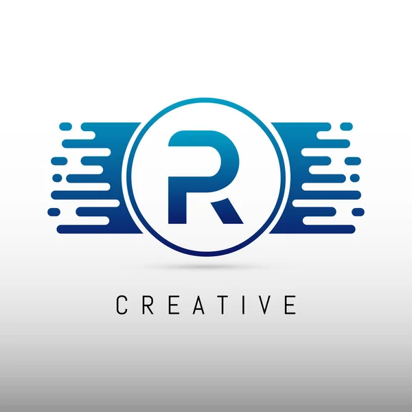 Lettre Initiale Conception Modèle Logo Lettre Créative Logo Design — Image vectorielle