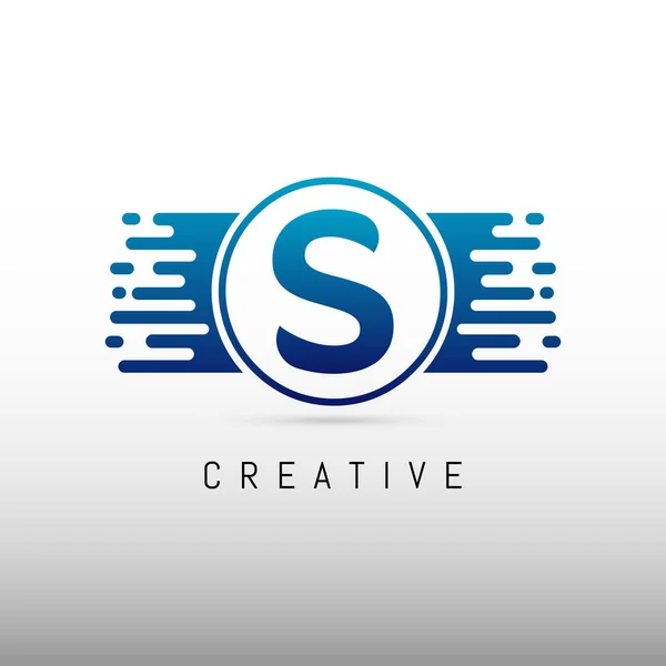 Początkowy Wzór Litery Logo Kreatywne Litery Logo Design — Wektor stockowy
