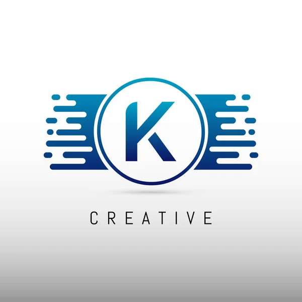 Początkowa Litera Logo Szablon Design Kreatywne Litery Logo Design — Wektor stockowy