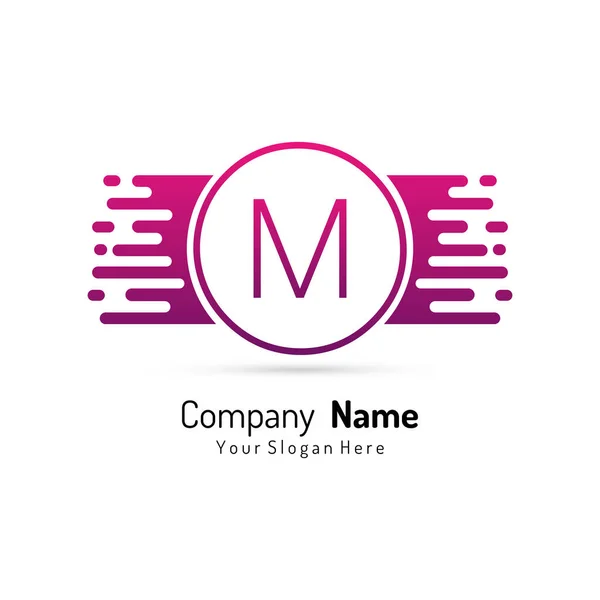 Αρχικό Γράμμα Σχεδιασμός Προτύπου Logo Creative Letter Λογότυπο Σχεδιασμός Διάνυσμα — Διανυσματικό Αρχείο