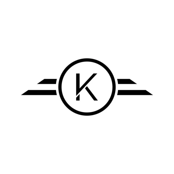 Carta Inicial Logo Design Vector Creative Abstract Carta Logo Design — Vetor de Stock