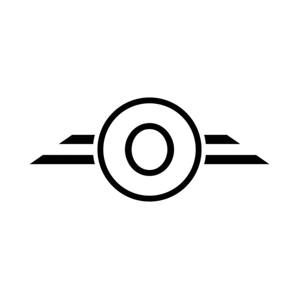 Lettre Initiale Logo Design Vector Résumé Créatif Lettre Modèle Illustration — Image vectorielle