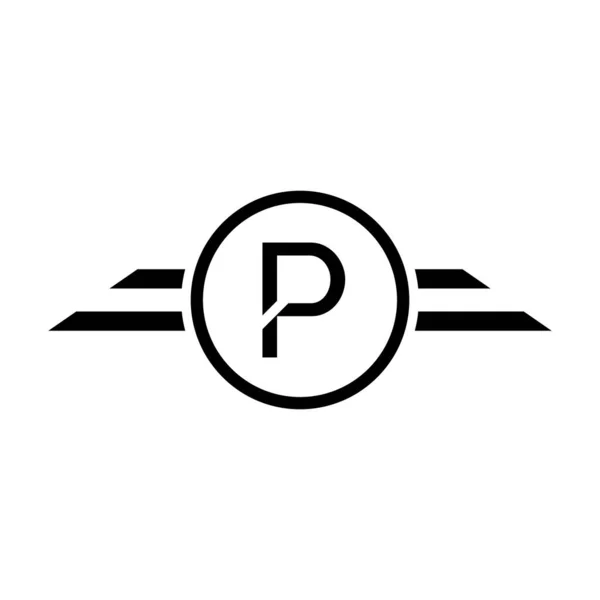 Letra Inicial Logo Design Vector Plantilla Ilustración Diseño Logotipo Letra — Archivo Imágenes Vectoriales