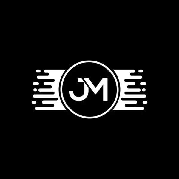 初始字母Jm标志设计向量模板 创意摘要Jm书信标志设计 — 图库矢量图片