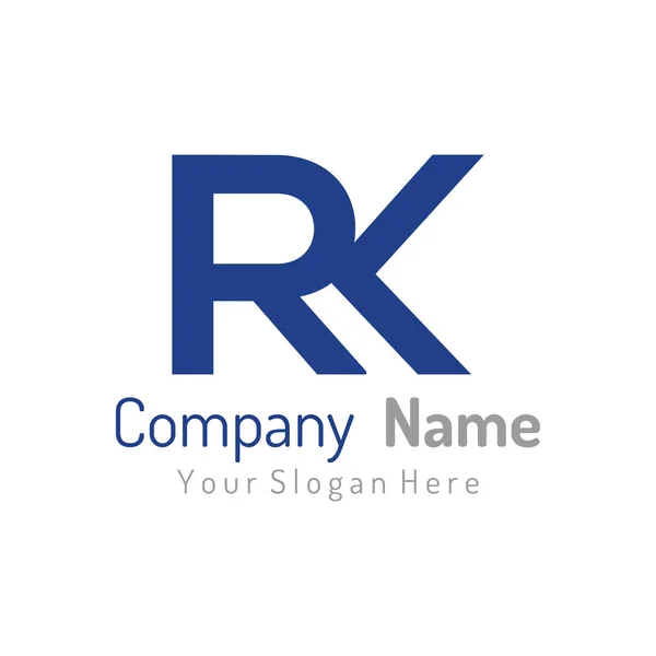 初始字母Rk标志设计向量模板 创意摘要Rk信标设计说明 — 图库矢量图片