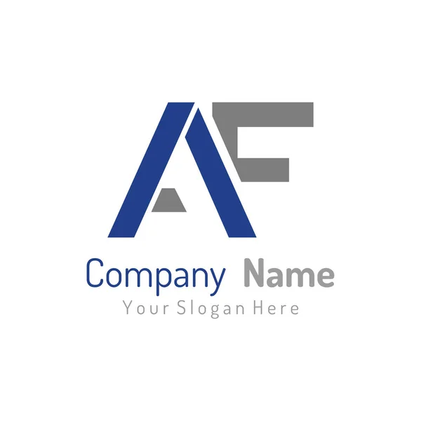 初始字母Af标志设计向量模板 创意摘要Af信标设计说明 — 图库矢量图片