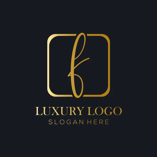 Initial Letter Logo Modern Typography Vector Template Design Kreative Luxus — Stockvektor