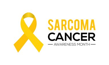 Sarkoma kanseri farkındalığı her yıl Temmuz ayında gözlemleniyor, Mesane Kanseri, Kemik Kanseri, geçmiş. Vektör illüstrasyonu.