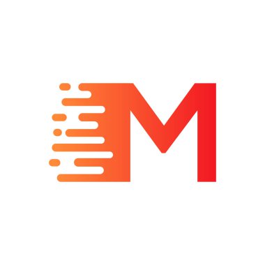 Soyut Nokta Harf M Logo Tasarımı. Noktalı M Harfi Tasarım Vektörü Vektör Şablonu ResmiComment.