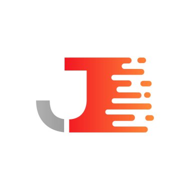 Soyut Nokta Harf J Logo Tasarımı. Noktalı J Harfi Tasarım Vektörü Vektör Şablonu ResmiComment.