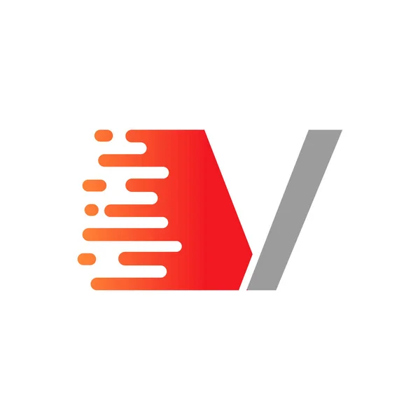 Abstraktní Tečkované Písmeno Logo Design Letter Design Vector Dots Vector — Stockový vektor
