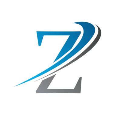 İlk harf Z Logo Vektör Şablonu Modern ve Basit Tasarım. Soyut Harf Z logo Tasarımı