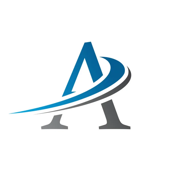Lettera Iniziale Logo Vector Template Design Moderno Semplice Logo Astratto — Vettoriale Stock