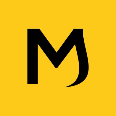 Initial Letter M logo icon design template elements.