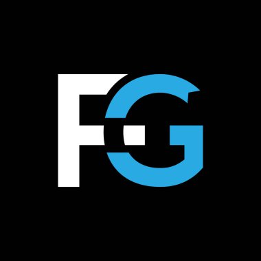 Initial Letter FG logo icon design template elements.