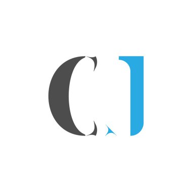 Initial CJ logo designed with Letter C and J in vector Design.